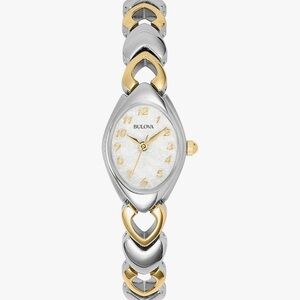 NEW Bulova Women's Gold and Silver Tone Watch